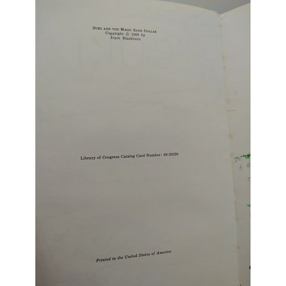 Suki And Magic Sand Dollar Joyce Blackburn 1969 Hardcover Rare Vintage Kids Book - Picture 6 of 16